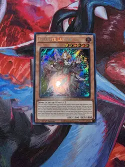 Yugioh! Elfnote Lucina BPRO-EN010 Secret Rare 1st Edition Very Light Play - Image 1