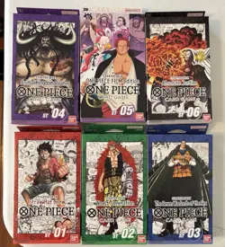 Bandai One Piece Card Game English Starter Deck Set ST01-ST06 2023 - Image 1