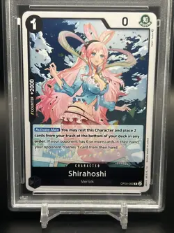 2023 One Piece Awakening Of The New Era Op05-082 Shirahoshi Rare PSA 10 Gem Mint - Image 2