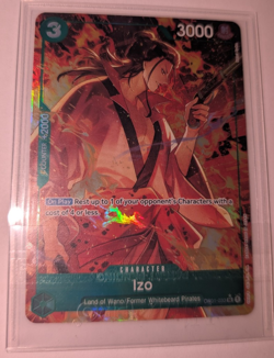 Izo OP01-033 Alternate Art Foil Premium Booster PRB-01 English One Piece TCG NM - Image 1