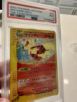 Pokemon Arcanine 016/092 The Town On No Map 2002 PSA 9 Japanese Card - Image 3