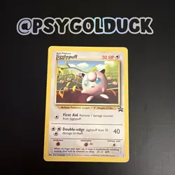 Jigglypuff No.7 WOTC Black Star Promo Pokemon Card A15 - Image 1