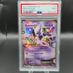 Mewtwo EX 52/108 Pokemon Card - Evolutions: Holo - PSA 9 - Image 1