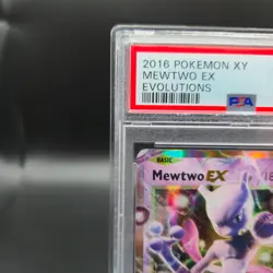 Mewtwo EX 52/108 Pokemon Card - Evolutions: Holo - PSA 9 - Image 3