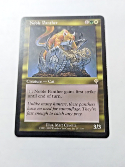 MTG Noble Panther Invasion 257/350 Regular Rare - Uncirculated - Image 1