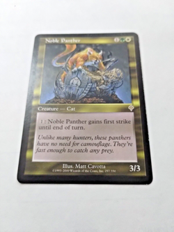 MTG Noble Panther Invasion 257/350 Regular Rare - Uncirculated - Image 2