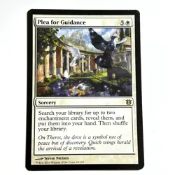 Plea for Guidance 24 R Born of the Gods Magic the Gathering MTG LP - Image 1