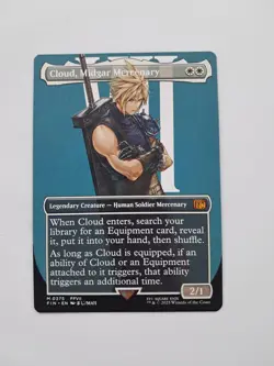 Cloud, Midgar Mercenary (Borderless) Final Fantasy Regular Mtg - Image 1