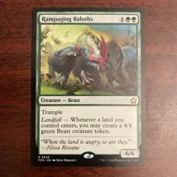 Rampaging Baloths 0645 Foundations FDN MTG Magic - Image 1
