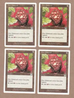 MTG - 4X Fire Diamond X4 - 6th Edition - Uncommon NM/MT - Playset - Image 1