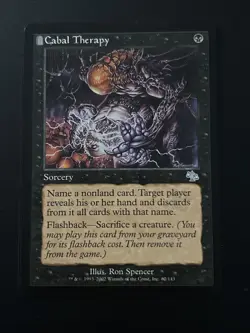 Cabal Therapy Judgment Uncommon Magic MTG - Image 1