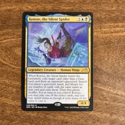 Kotose, the Silent Spider - FOIL Kamigawa Neon Dynasty - Magic the Gathering MTG - Image 1