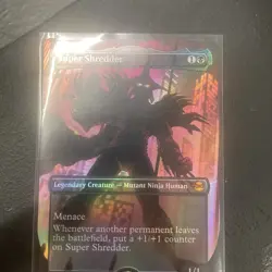 MTG TMNT - Super Shredder - Borderless Mythic - Image 1