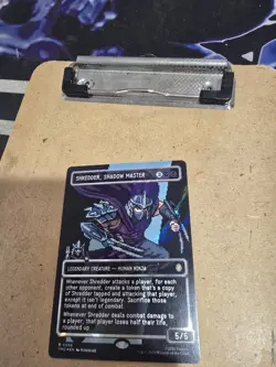 SHREDDER SHADOW MASTER SURGE FOIL 8 BIT-MTG- VARIANT- TMNT - Image 1