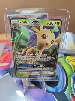 Pokemon Leafeon GX Sun & Moon Black Star Promo SM146 SEE PICS Read Description - Image 1