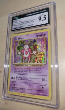 CGC 9.5 Mr. Mime 013 / 034 Blastoise Suicune Ex Deck Holo Pokemon TCG MINT + - Image 3