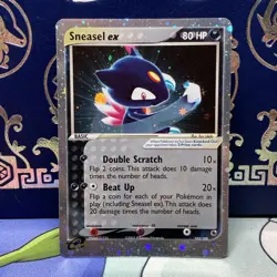 2003 Pokemon TCG Sneasel ex Ruby & Sapphire 103/109 NM - Image 1