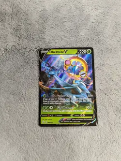 Dhelmise V 009/202 Ultra Rare Pokemon SS01 Sword & Shield Base Card - Image 1