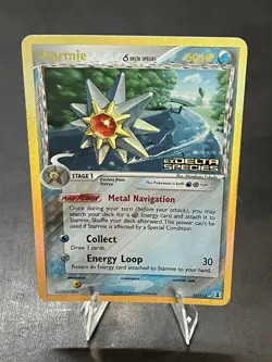 Pokemon Starmie Delta Species 15/113 60 HP Metal Stage 1 Card Pokemon TCG - Image 2