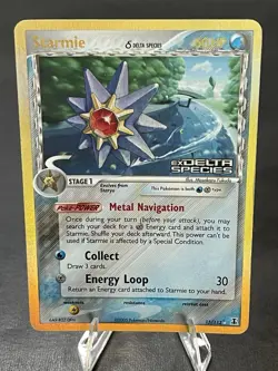 Pokemon Starmie Delta Species 15/113 60 HP Metal Stage 1 Card Pokemon TCG - Image 5