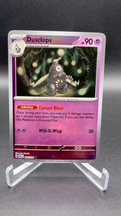Pokemon Dusclops #036/131 English Prismatic Evolutions Master Ball Holo - Image 2