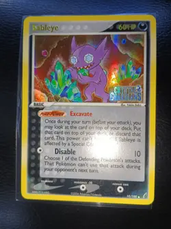Pokemon TCG Sableye Crystal Guardians 10/100 Reverse Holo - Image 2