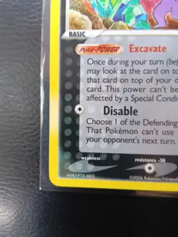 Pokemon TCG Sableye Crystal Guardians 10/100 Reverse Holo - Image 5