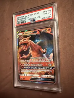 Pokemon TCG Charizard GX Full Art Holo Card SM195 Promo - Image 3