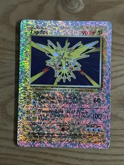 Pokemon TCG Zapdos Legendary Collection 2002 Reverse Holo Card MP-HP - Image 1