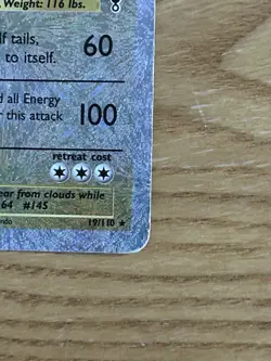 Pokemon TCG Zapdos Legendary Collection 2002 Reverse Holo Card MP-HP - Image 2