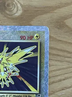 Pokemon TCG Zapdos Legendary Collection 2002 Reverse Holo Card MP-HP - Image 3