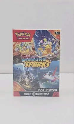 Pokemon TCG Scarlet & Violet Surging Sparks Booster Bundle New - Slight Tear - Image 1