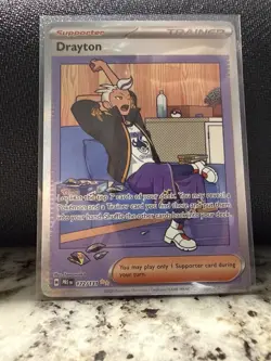 Drayton - 172/131 - Pokemon Prismatic Evolutions Special Illustration Rare NM 🔥 - Image 1
