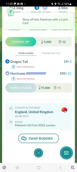 Pokemon Go Shiny Dragonite ( High CP ) - Image 2