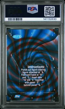 2003 TOPPS POKEMON ADVANCED POP-UPS #10 ABSOL PSA 7 - Image 2