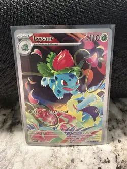 Pokemon TCG Ivysaur Mega Evolution #134/132 Illustration Rare Near Mint - Image 1