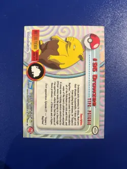 2000 TOPPS Chrome Pokemon Drowzee #96 TV Animation - Series 2 Holo Foil - Image 2