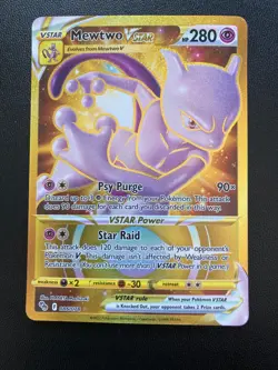 Mewtwo VSTAR (Secret) 086/078 Pokemon GO Holo - Image 1