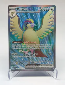 Pidgeot ex - 217/197 Obsidian Flames Full Art Pokemon - NM/MINT - Image 1