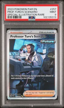 Pokemon Paradox Rift - PROFESSOR TURO'S SCENARIO - SPECIAL ILL - 257/182 - PSA 9 - Image 1