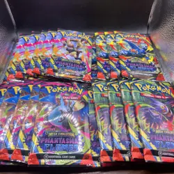 Pokemon TCG Mega Evolution Phantasmal Flames Booster Pack Lot (20) - Image 1