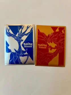 2014 Pokemon XY Base Set Xerneas & Yveltal ETB Sleeves - Image 1