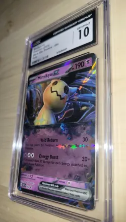 Pokemon 2023 Mimikyu Ex #004 Black Star Promo Holo CGC Gem Mint 10 TCG - Image 3