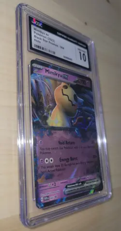 Pokemon 2023 Mimikyu Ex #004 Black Star Promo Holo CGC Gem Mint 10 TCG - Image 4