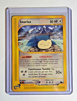 Vintage 2003 Pokemon Skyridge Snorlax #100/144 Non-Holo Rare Excellent Con - Image 1