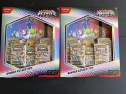 Pokemon TCG: Scarlet & Violet Prismatic Evolutions Binder Collection Sealed x 2 - Image 1