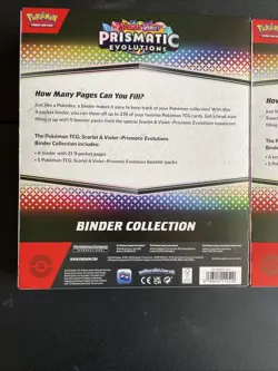 Pokemon TCG: Scarlet & Violet Prismatic Evolutions Binder Collection Sealed x 2 - Image 5