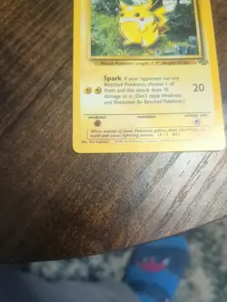 1999 POKEMON TCG PIKACHU JUNGLE REGULAR NON FOIL 60/64 MP - Image 3