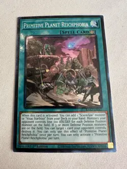 Yu-Gi-Oh! Primitive Planet Reichphobia RA02-EN067 PCR Collector’s Rare 1st Ed NM - Image 1