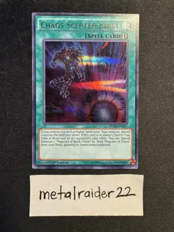 Yugioh Chaos Scepter Blast DUSA-EN025 Duelist Saga 1st Edition Near Mint - Image 1